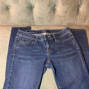 Loft size 4p modern skinny  blue jeans